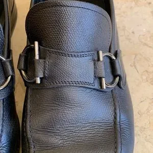 Salvatore Ferragamo | Shoes | Ferragamo Black Pebbled  display picture 3